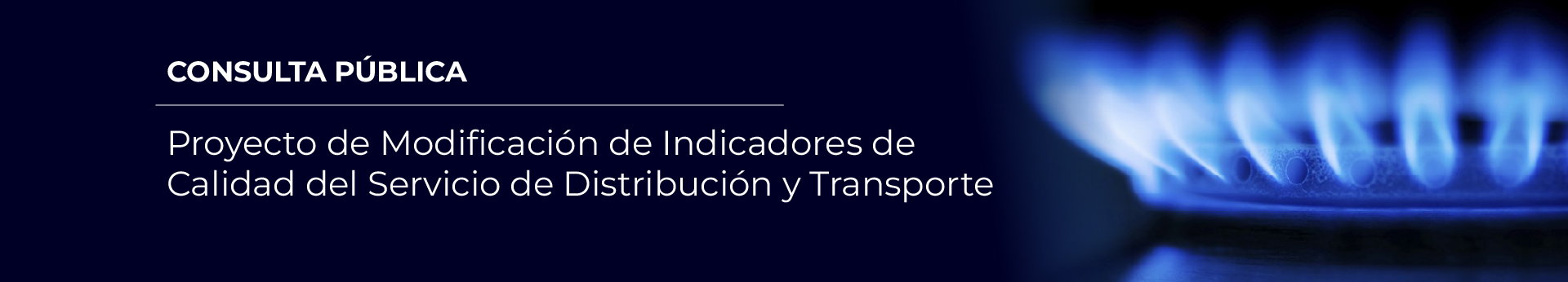 Proyecto de Modificación de Indicadores de Calidad del Servicio de Distribución y Transporte